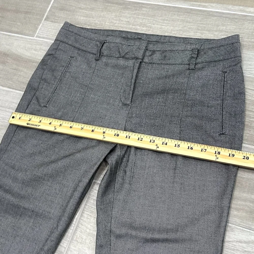 Zara Basic Tapered Ankle Skinny Slim Fit Trousers in Gray Women’s Size 8